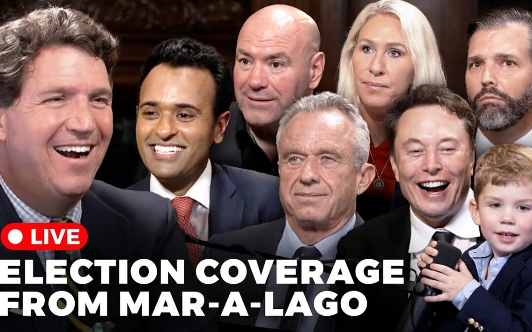 Exciting Election Night LIVE: Tucker Carlson at Mar-a-Lago with Influential Special Guests!