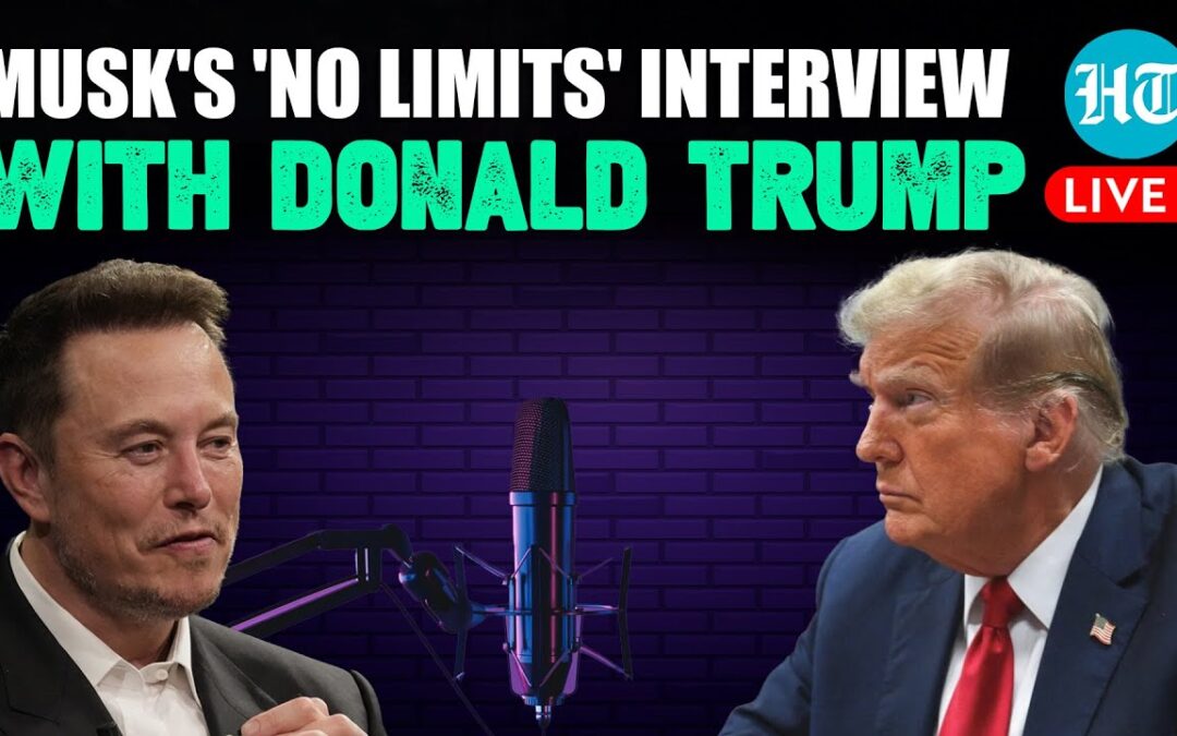 Trump – Musk Interview LIVE | Elon Musk Interviews Donald Trump | US Elections | US News