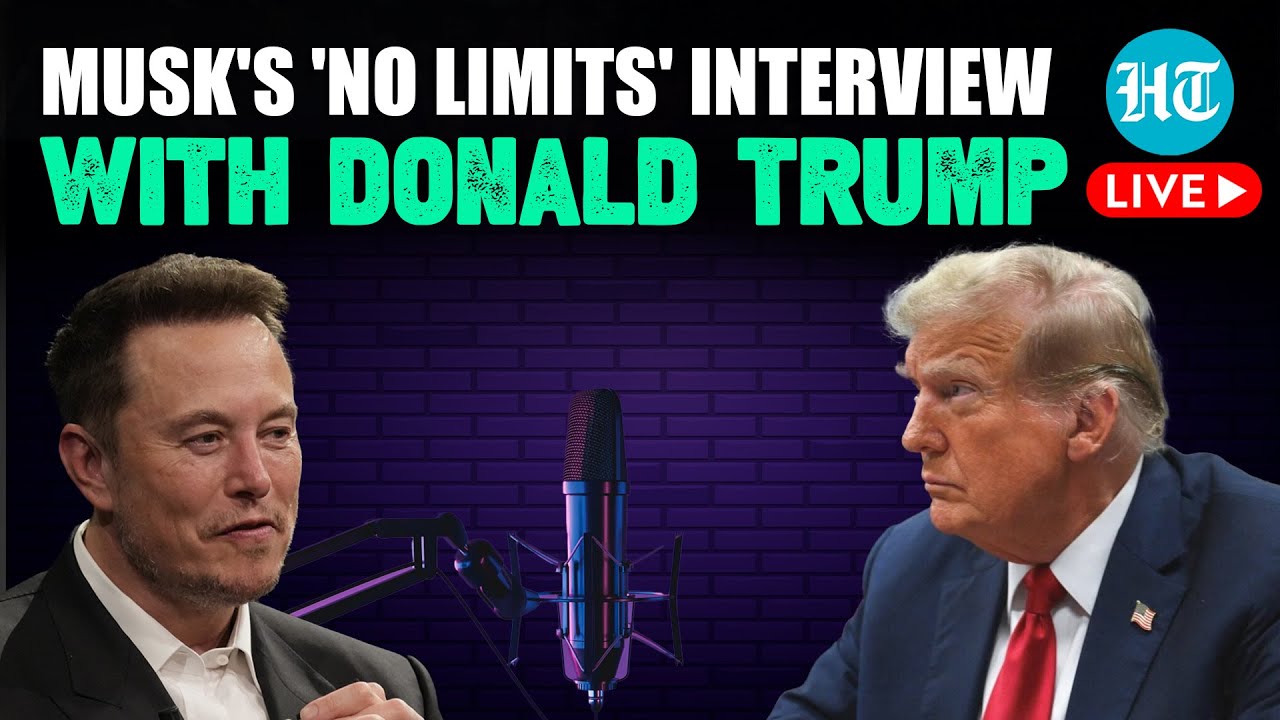 Trump Musk Interview Live Elon Musk Interviews Donald Trump Us