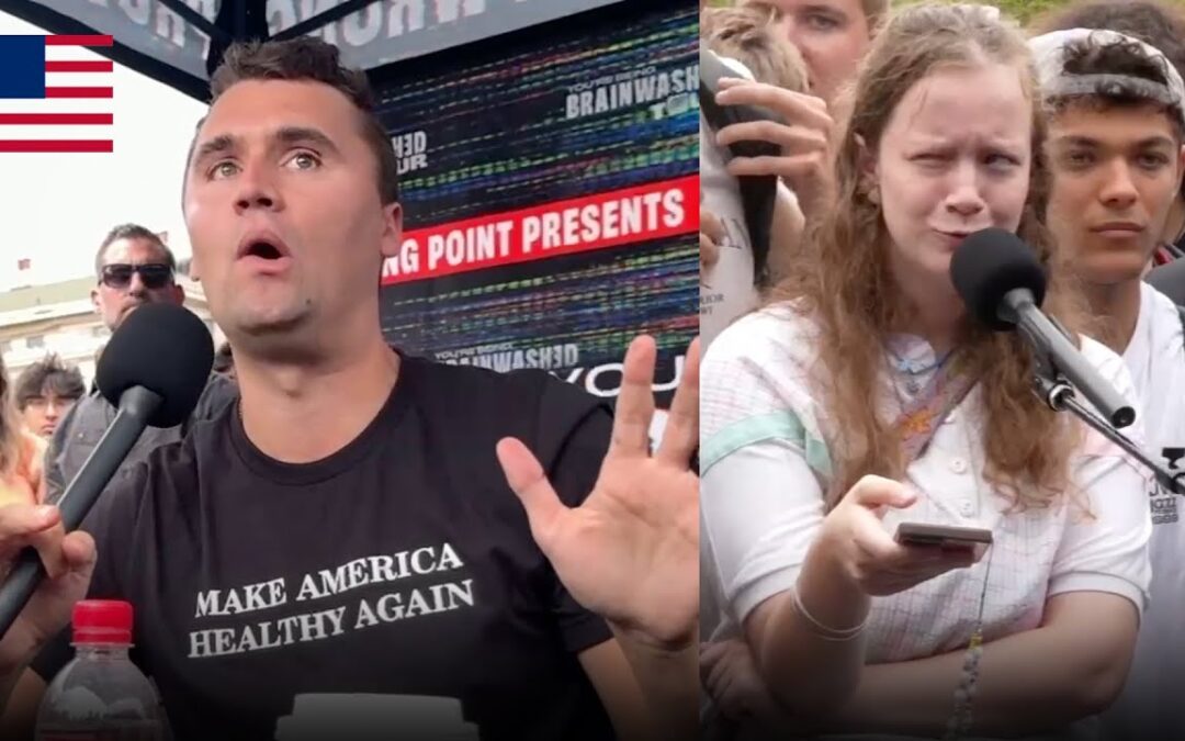 Charlie Kirk VS Race Warrior Escalates Quickly